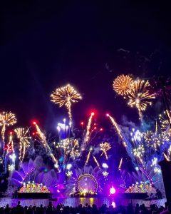 Fireworks from Harmonious at Epcot — my daughter Grace was the project manager on this unforgettable show.